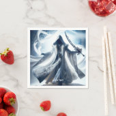 Fantasy Schattige wit licht figuur Servet (Insitu)