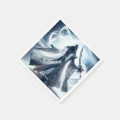 Fantasy Schattige wit licht figuur Servet (Hoek)