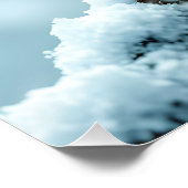 Fantasy Schattige Witte Baby Dragon Perfect Poster (Hoek)