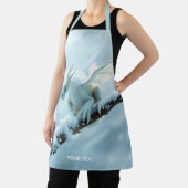 Fantasy Schattige Witte Baby Dragon Schort (Insitu)