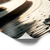 Fantasy Schattige Wizard Sign Stop Perfect Poster (Hoek)