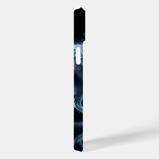 Fantasy Schattige Wolf Blue Reflection Case-Mate iPhone Case (Achterkant / Rechts)