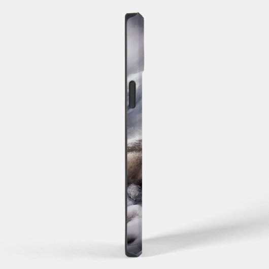 Fantasy Schattige Wolf Family Winter Case-Mate iPhone Case (Achterkant / Rechts)