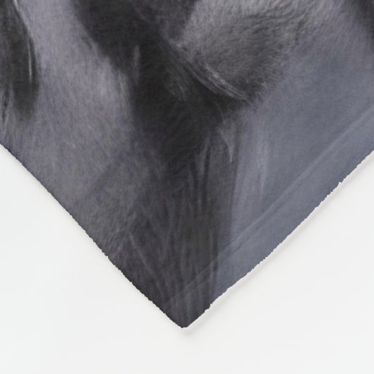 Fantasy Schattige Wolf Family Winter Fleece Deken (Hoek)