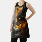 Fantasy Schattige Wolf Girl Fire Schort (Insitu)