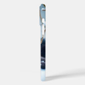 Fantasy Schattige Wolf Twee Pups Case-Mate iPhone Case (Achterkant / Links)