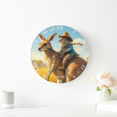 Fantasy Schattige Wombat Kangaroo Koala Grote Klok (Huis)