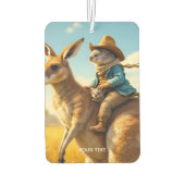 Fantasy Schattige Wombat Kangaroo Koala Luchtverfrisser (Achterkant)