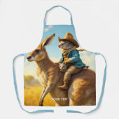 Fantasy Schattige Wombat Kangaroo Koala Schort (Voorkant)