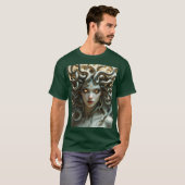 Fantasy Schattige Yellow Eyes Snakes T-shirt (Voorkant volledig)