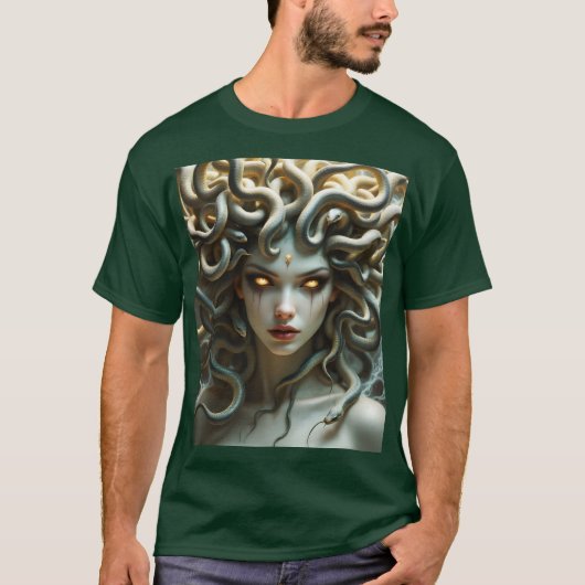Fantasy Schattige Yellow Eyes Snakes T-shirt (Voorkant)