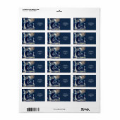 Fantasy Schattige Zwarte Witte Dame Etiket (Full Sheet)