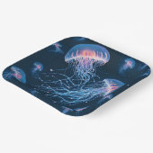 Fantasy Schattigee Abstracte kwal onder water Papieren Bordje (Gebogen)