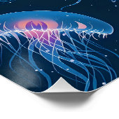 Fantasy Schattigee Abstracte kwal onder water Perfect Poster (Hoek)