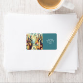 Fantasy Schattigee Abstracte Muziek Stad Etiket (Insitu)