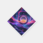 Fantasy Schattigee Abstracte ruimtesterren Servet (Hoek)