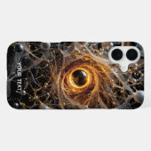 Fantasy Schattigee Abstracte Space Scene iPhone Hoesje (Achterkant horizontaal)