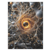 Fantasy Schattigee Abstracte Space Scene Tafelkleed (Voorkant)