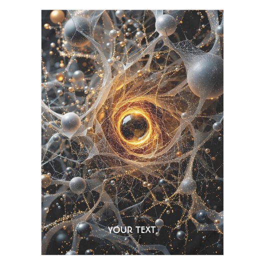 Fantasy Schattigee Abstracte Space Scene Tafelkleed (Voorkant)