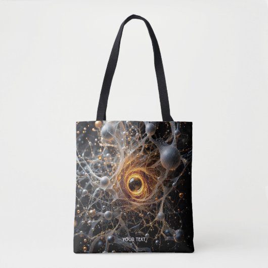 Fantasy Schattigee Abstracte Space Scene Tote Bag (Voorkant)