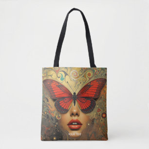 Fantasy Schattigee Abstracte Vlinders Ogen Tote Bag