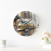 Fantasy Schattigee Art Deco trein Grote Klok (Huis)