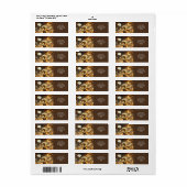 Fantasy Schattigee Baby Dragon Liefde Etiket (Full Sheet)