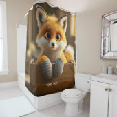 Fantasy Schattigee Baby Fox Box Douchegordijn (In situ)