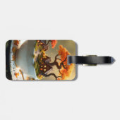 Fantasy Schattigee beker van de herfst Bagagelabel (Achterkant horizontaal)