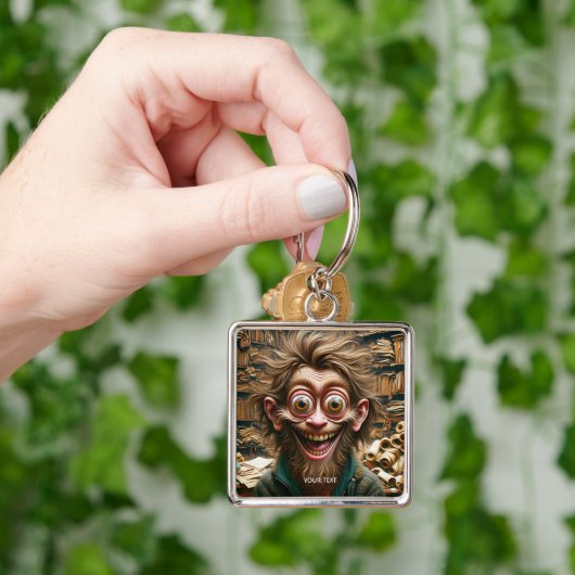 Fantasy Schattigee bibliotheek Big Eyes Sleutelhanger (Hand)