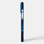 Fantasy Schattigee bioluminescente blauwe bloem Case-Mate iPhone Case (Achterkant / Links)