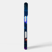 Fantasy Schattigee bioluminescente blauwe bloem Case-Mate iPhone Case (Achterkant / Rechts)