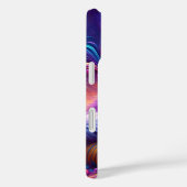 Fantasy Schattigee Blauwe Paarse Kat Case-Mate iPhone Case (Achterkant / Rechts)