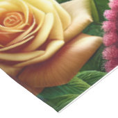 Fantasy Schattigee Bloemen Regenboog Kolibrie Tafelkleed (Gekanteld)