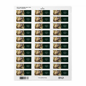 Fantasy Schattigee Bloemvogel Jasmine Etiket (Full Sheet)