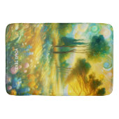Fantasy Schattigee bomen Abstract landschap Badmat (Voorkant)