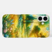 Fantasy Schattigee bomen Abstract landschap Case-Mate iPhone Case (Achterkant (horizontaal))
