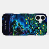 Fantasy Schattigee Bonsai Tree Lights iPhone Hoesje (Achterkant horizontaal)