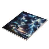 Fantasy Schattigee boomregenverlichting Tegeltje (Zijkant)