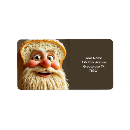 Fantasy Schattigee brood baard Etiket (Voorkant)