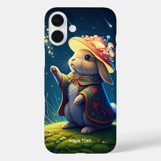 Fantasy Schattigee Bunny Mushroom Stars Case-Mate iPhone Case (Achterkant)