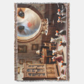 Fantasy Schattigee Cat Eye Mouses Deken (Voorkant Verticaal)