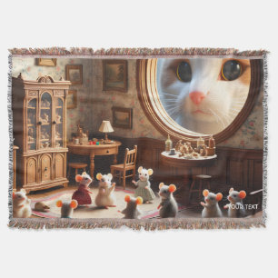 Fantasy Schattigee Cat Eye Mouses Deken