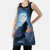 Fantasy Schattigee Cat Moon Wolken Schort (Insitu)