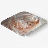 Fantasy Schattigee Chiffon Fabric Fox Papieren Bordje (Gebogen)