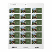 Fantasy Schattigee Crimson Antiek Train Etiket (Full Sheet)