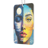 Fantasy Schattigee dag nacht gezicht Luchtverfrisser (Links)