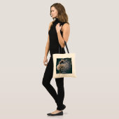 Fantasy Schattigee danser Vliegende bloemen Tote Bag (Voorkant (model))