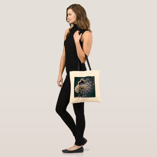 Fantasy Schattigee danser Vliegende bloemen Tote Bag (Voorkant (model))