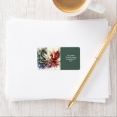 Fantasy Schattigee Dragon Phoenix Ink Etiket (Insitu)